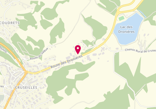 Plan de SAS Lavorel, 521 Route des Dronières, 74350 Cruseilles