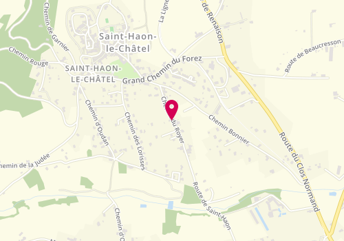 Plan de Silvestre Romain, 86 Chemin Royers, 42370 Saint-Haon-le-Châtel