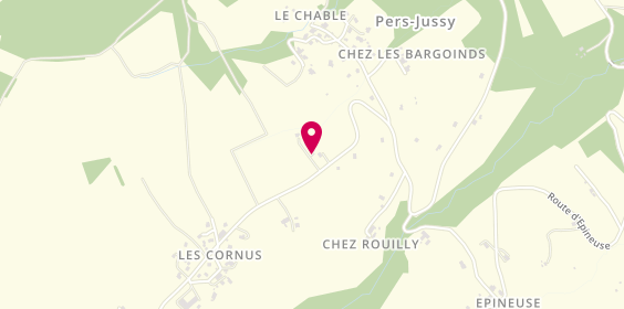 Plan de 2PCS Poitel Plomberie Chauffage Sanitaire, 1754 Route de la Chapelle Rambaud, 74930 Pers-Jussy