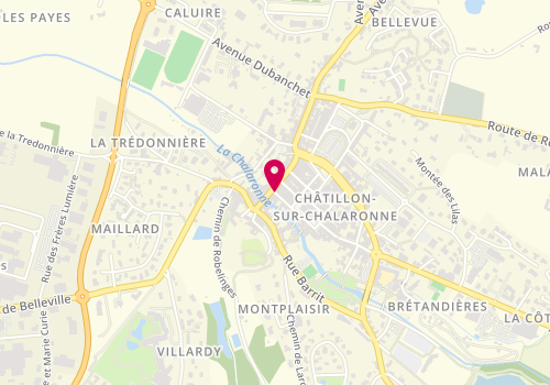 Plan de Pierre Beldont Plomberie, 113 Rue Pasteur, 01400 Châtillon-sur-Chalaronne