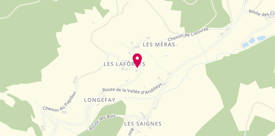 Plan de Autonome Plomberie, Les Laforêts la Croix de Fer, 69430 Beaujeu