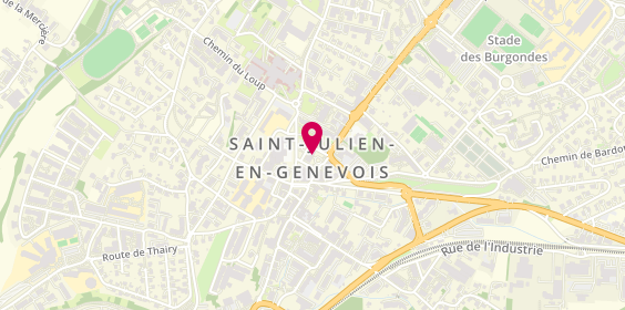 Plan de Nicolas Plomberie, 11 Avenue Napoleon 3 Lamartine C, 74160 Saint-Julien-en-Genevois
