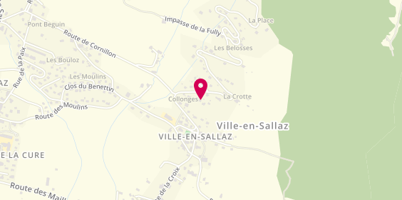 Plan de BELLAMY Alexandre, 432 Bis Route des Jonquilles, 74250 Ville-en-Sallaz