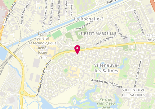 Plan de Sos Plomberie Chauffage, 55 Rue Henri Rochefort, 17000 La Rochelle