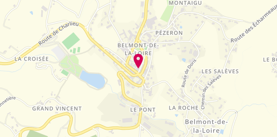 Plan de Lespinasse Frères, Rue Centrale, 42670 Belmont-de-la-Loire