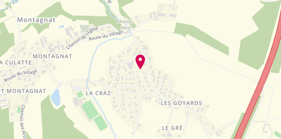 Plan de CHICHOUX Nicolas, 2320 Route du Revermont, 01250 Montagnat