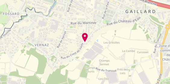 Plan de Zayane Plomberie, 11 Bis Rue du Crest de Vaulx, 74240 Gaillard