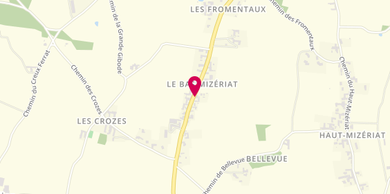 Plan de Daneluzzi Stéphane, 328 au Bas Mizériat, 01140 Saint-Didier-sur-Chalaronne