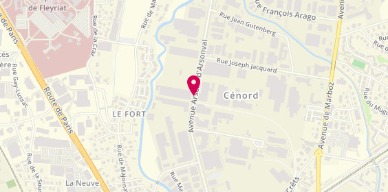 Plan de Entreprise Tanton Fils, 21 Avenue Arsène d'Arsonval, 01000 Bourg-en-Bresse