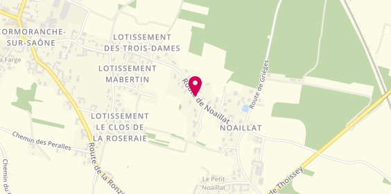 Plan de Ludovic Aubague, 898 Route de Noaillat, 01290 Cormoranche-sur-Saône