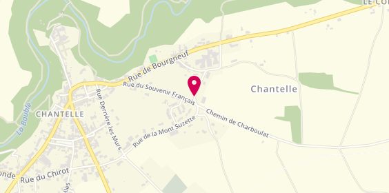 Plan de Jean Claude Laurent, 1 Rue de la Croix des Tilleuls, 03140 Chantelle