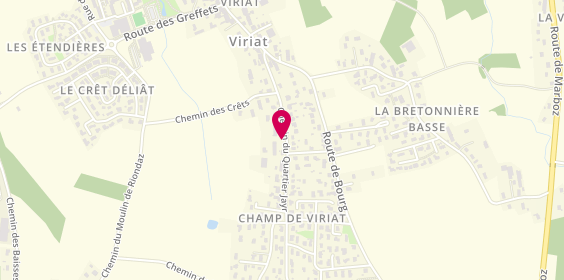 Plan de CABOT Frédéric, 324 Chemin du Quartier Jaÿr, 01440 Viriat