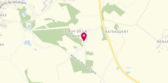 Plan de Sylvain et Elodie NURY Villatte, Le Puy de la Savie, 23170 Verneiges