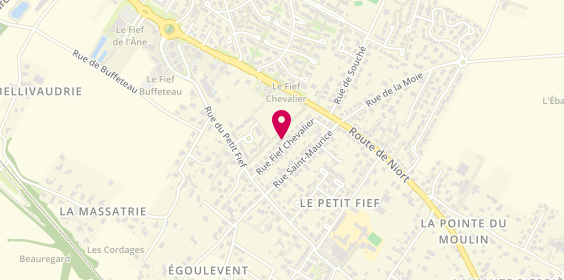 Plan de GACHIGNARD Samuel / Plombier / Electricien / Recherche de fuite d'Eau non destructive, 159 Rue Fief Chevalier, 79230 Aiffres