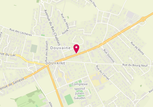 Plan de CMS Plomberie, 95 Rue du Centre, 74140 Douvaine
