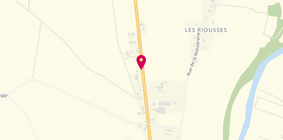Plan de Noisillier Rousseau, Route Nationale 9 Bouteresse, 03500 Saulcet