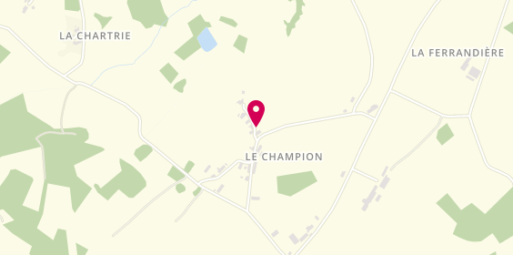 Plan de LANSSADE Jean Marc, Lieu-Dit Champion, 23800 Maison-Feyne