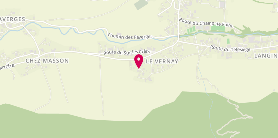 Plan de Arnaud Christin, 343 Route de Grange Blanche, 74500 Bernex