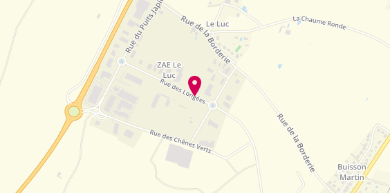 Plan de Protteau Rénov, Zone Artisanale le Luc 375 Rue Longees, 79410 Échiré