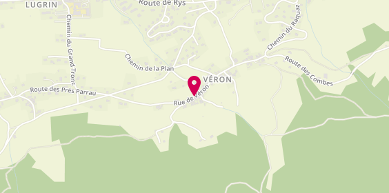 Plan de As Leman, 45 Route de Véron, 74500 Lugrin