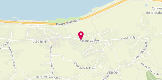Plan de BURIN Philippe, 10 Route Rys, 74500 Lugrin