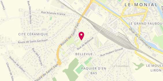 Plan de Glpe, 34 Rue de Bellevue, 71600 Paray-le-Monial