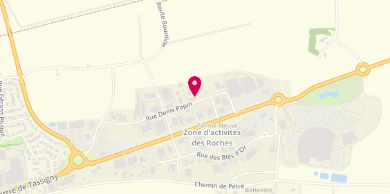 Plan de Baudry Jean-Paul - Plomberie - Sanitaire - Chauffage - Zinguerie, Luçon, Rue Denis Papin, 85400 Luçon