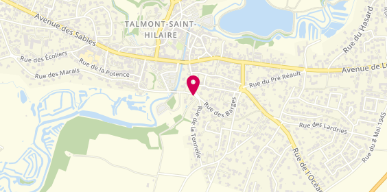 Plan de Christian Bremon, 180 Rue Arcettes, 85440 Talmont-Saint-Hilaire