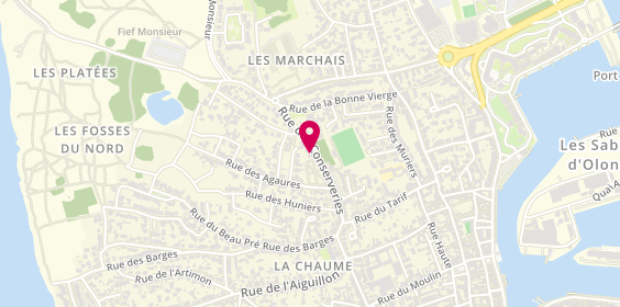Plan de Gourdon-Jolly, 21 Rue des Conserveries, 85100 Les Sables-d'Olonne