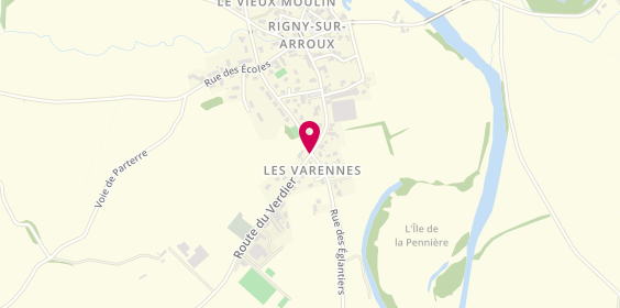 Plan de Cantat Pierre, 41 Route du Verdier, 71160 Rigny-sur-Arroux
