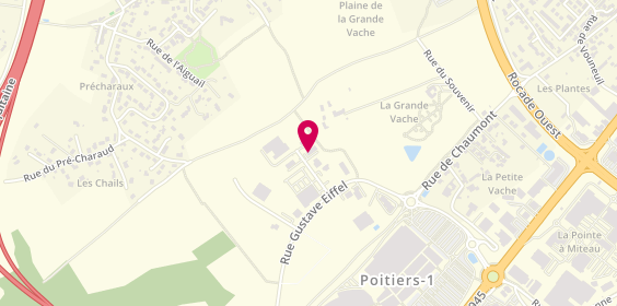 Plan de Entreprise FICHET, 11 Rue du Pont Maria Pia, 86000 Poitiers