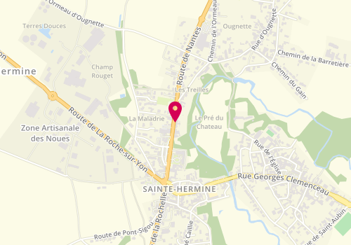 Plan de MARBEUF Florian Plomberie, 56 Route de Nantes, 85210 Sainte-Hermine