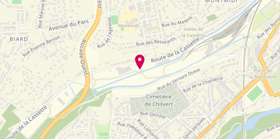 Plan de Lucien Servin, 33 Route de la Cassette, 86000 Poitiers