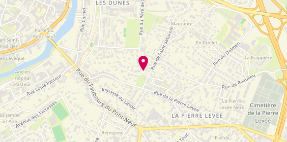Plan de O'secours Plombier Chauffagiste, 59 Rue Père de la Croix, 86000 Poitiers