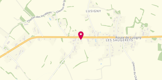Plan de Didier Delorme, 1211 Route de Lusigny, 71500 Sornay