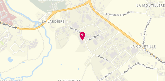 Plan de E.C.C.S Electricité Chauffage Climatisation Sanitaire, 86 Rue Bunsen, 85000 La Roche-sur-Yon