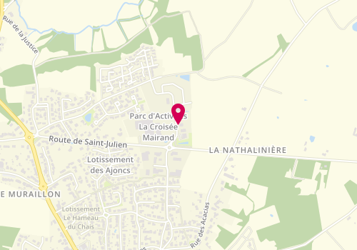 Plan de Martineau Plomberie, 6 Rue Gite, 85220 La Chaize-Giraud