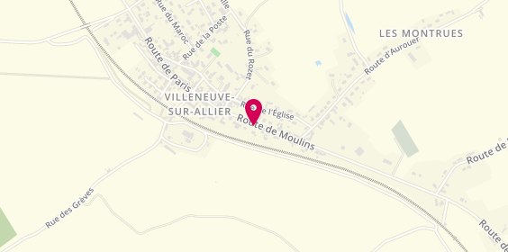 Plan de Guerin Christophe, 30 Route Moulins, 03460 Villeneuve-sur-Allier