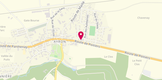 Plan de GAUTHIER Romain, 27 Route de Poitiers, 86190 Ayron