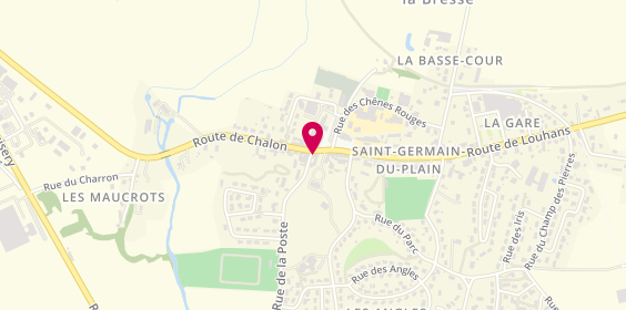 Plan de SARL Bernard, 2 Route du Bourg, 71370 Saint-Germain-du-Plain