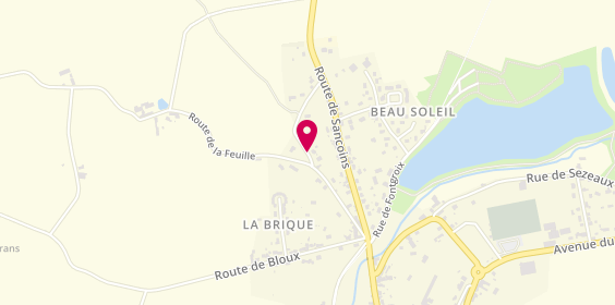 Plan de Cj Plomberie, 7 Rue des Lilas, 03320 Lurcy-Lévis