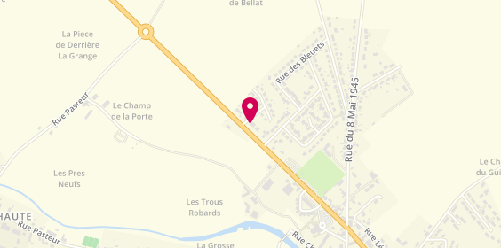 Plan de Entreprise Michel Pinault, 10 Route de Châteauroux, 36120 Ardentes