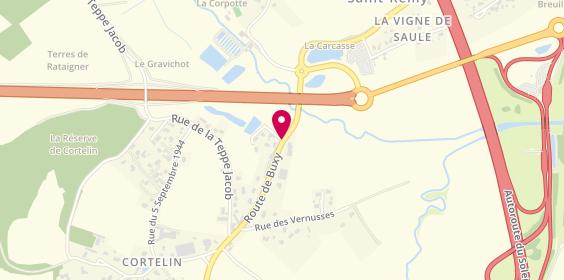 Plan de BOSQUET-MATHIEU Pascal, Cortelin 108 Route Buxy, 71100 Saint-Rémy