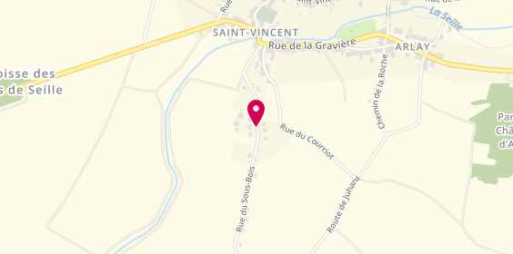 Plan de REYMONDET Laurent, 32 Rue Bois, 39140 Arlay