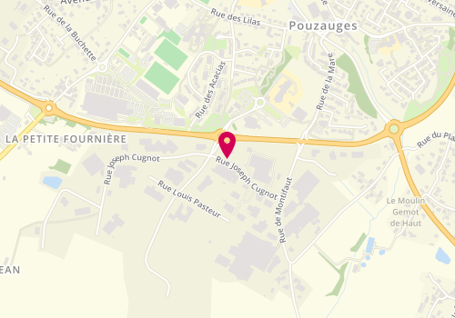 Plan de SOULARD DIDIER - Plomberie - Chauffage - Electricité, Vendée, 48 Rue Joseph Cugnot, 85700 Pouzauges