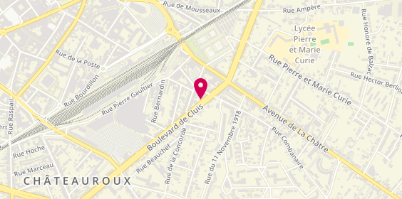 Plan de FRONTEAU Didier, 24 Boulevard de Cluis, 36000 Châteauroux