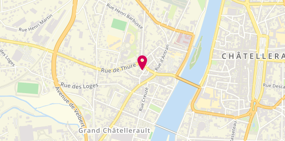 Plan de Bichon Alain, 83 Rue Urbain Grandier, 86100 Châtellerault