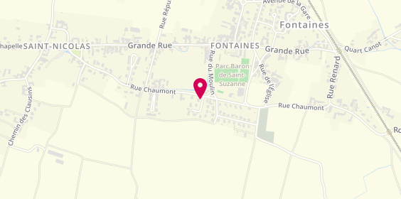 Plan de Arc en Ciel, 33 Bis Rue Chaumont, 71150 Fontaines