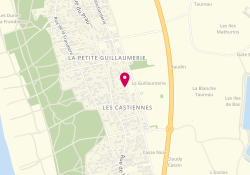 Plan de HOUEL Christophe, Chemin Castiennes, 85630 Barbâtre
