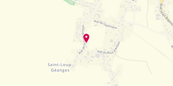 Plan de Amont Gaz Services, Bât B1 Rue Croix Grimon, 71350 Saint-Loup-Géanges